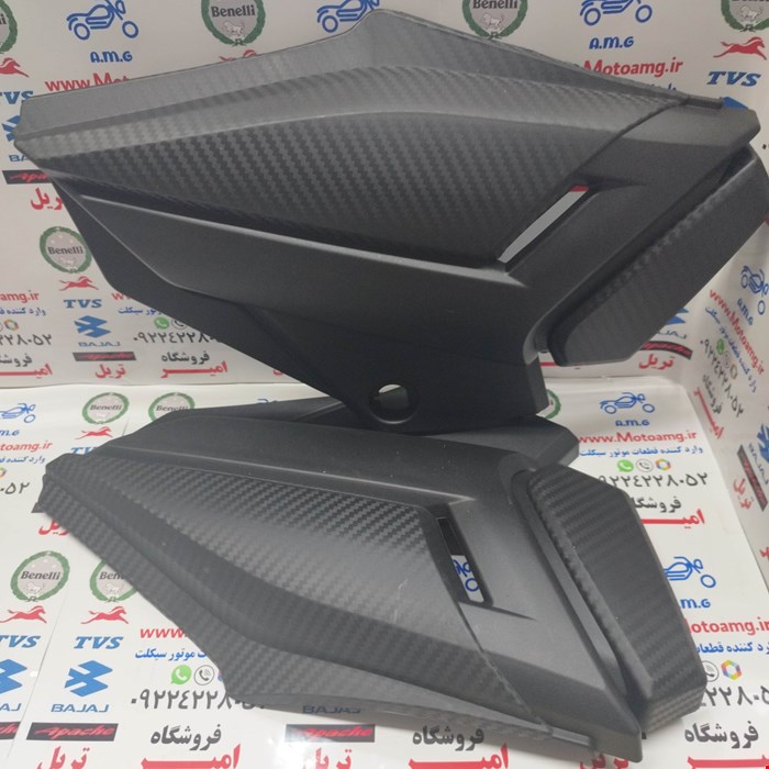 درب ( قاب ) بغل موتور اپاچی 150 و 160 و 180 جدید (جفتی چپ و راست)