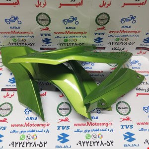 قاب ( فلاپ ) بغل کنسول بلوری چراغ موتور اپاچی 150، 60 و 180 جدید ( جفتی ) سبز